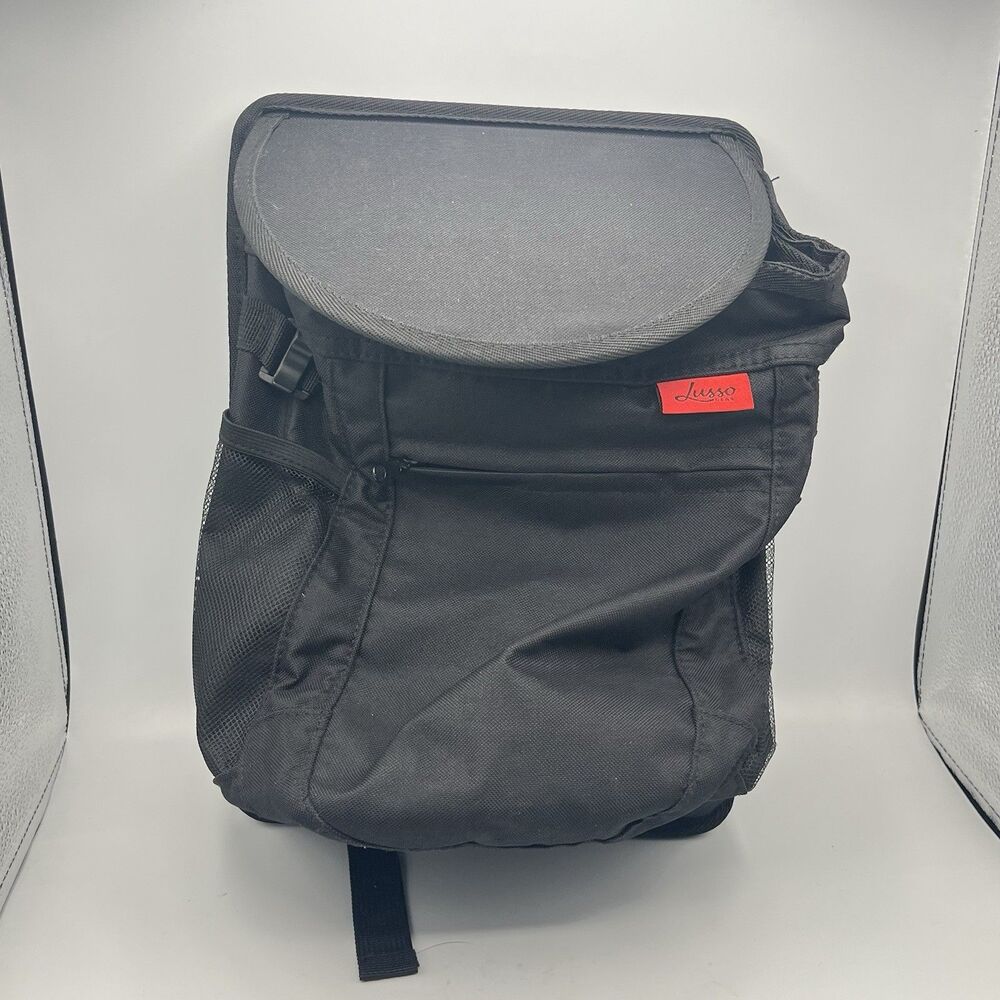 Lusso Gear Spill-Proof Car Trash Can 2.5 Gallon Hanging Garbage Bin